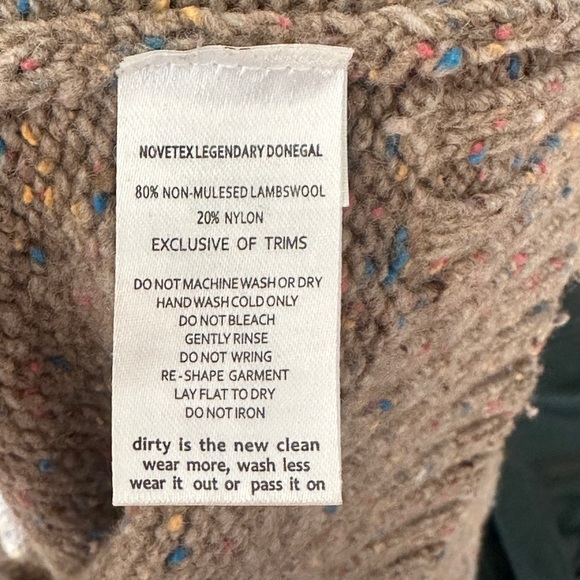 Toad&Co 1/4 zip wool sweater - Picture 4 of 5